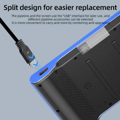 Endoscope industriel T23 à objectif unique de 5,5 mm, écran de 7 pouces, spécification : tube de 5 m SH420419-014